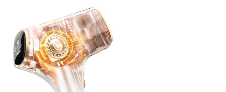 Depiladora Láser IPL para Uso en Casa – 0,1 s por Pulso, Más de 999.900 Destellos, 3 Modos para Cuerpo, Rostro y Línea del Bikini