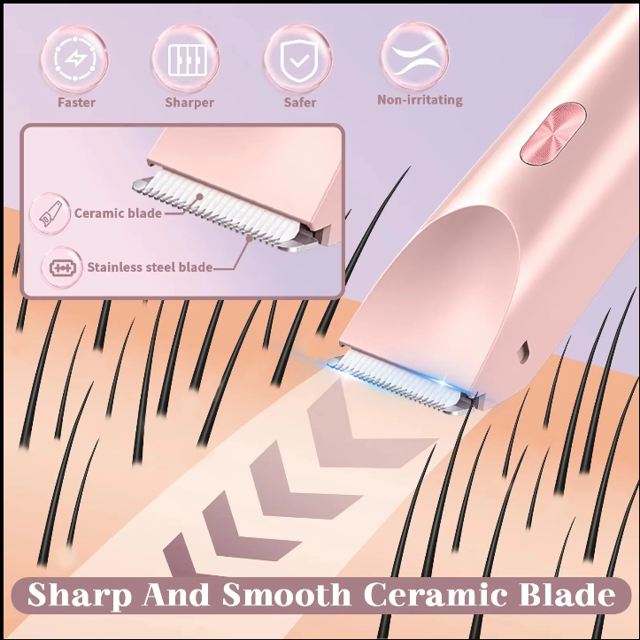 Afeitadora Eléctrica Recargable e Impermeable Moderna.