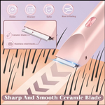 Afeitadora Eléctrica Recargable e Impermeable Moderna.