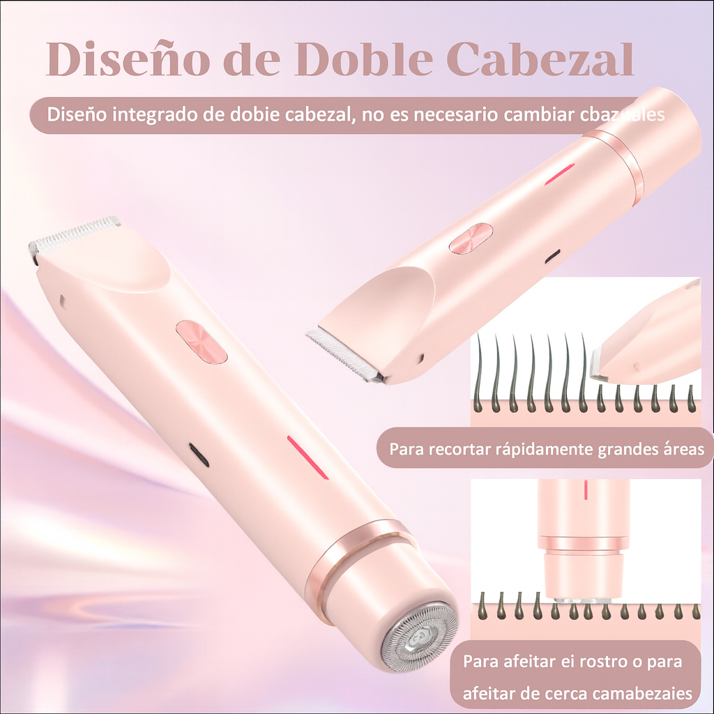 Afeitadora Eléctrica Recargable e Impermeable Moderna.